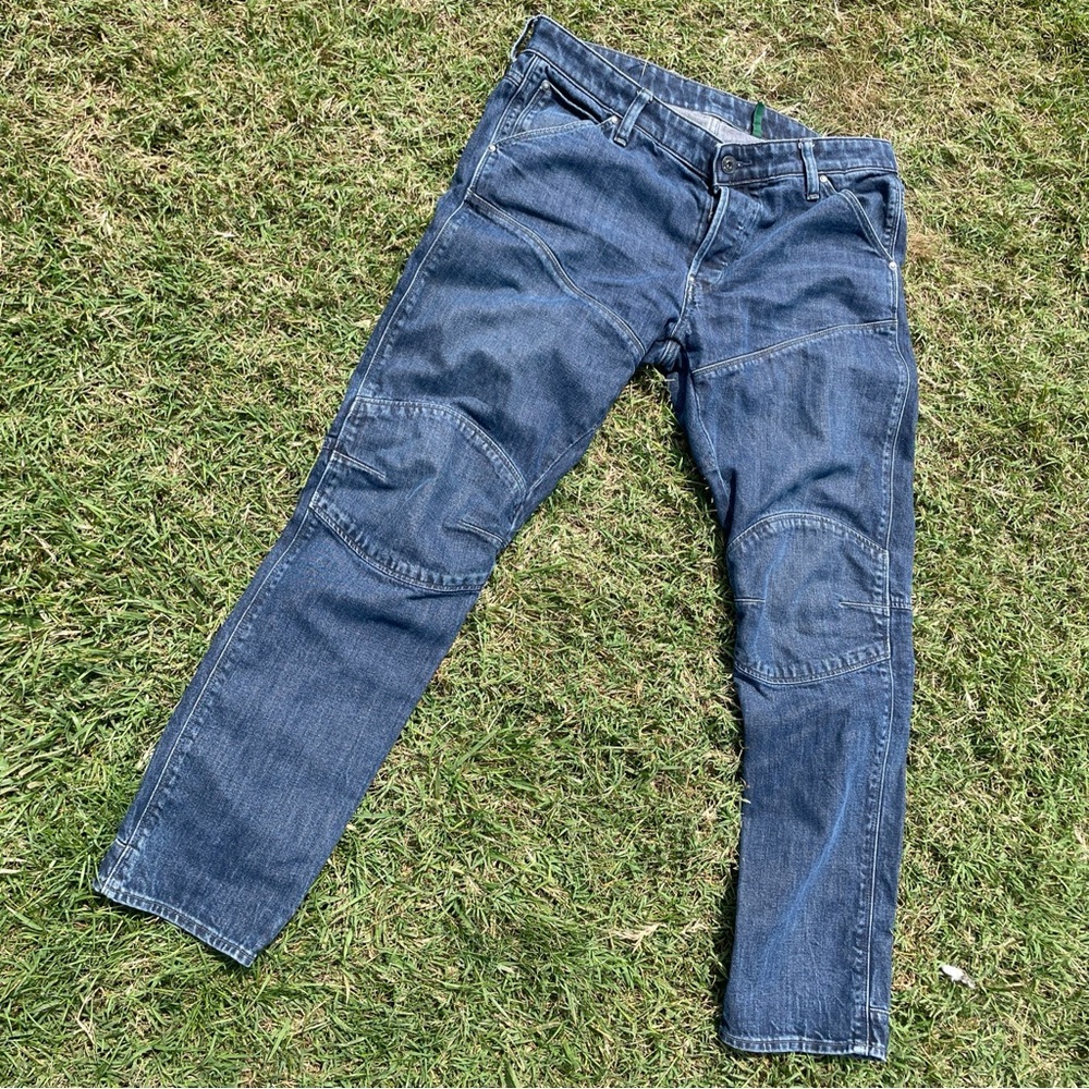 Vintage gstar 5620 3D Slim Moto Jeans size 34/32 Rare Circa 2015-2022